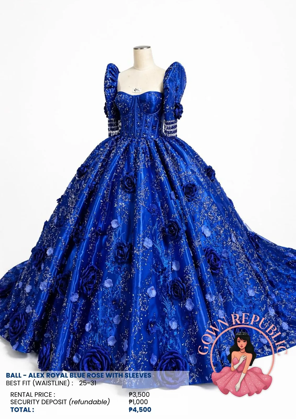 Ball Gowns: Blue 144